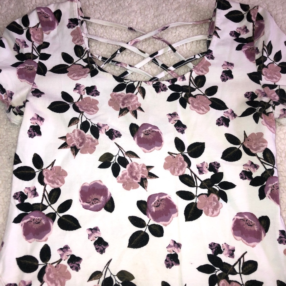 Floral crop top